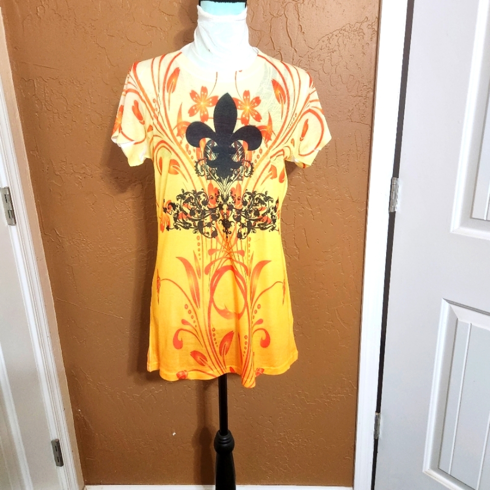 H.I.P. TEE Short Sleeve TEE. Lots of stones NWT 2XX (JR)